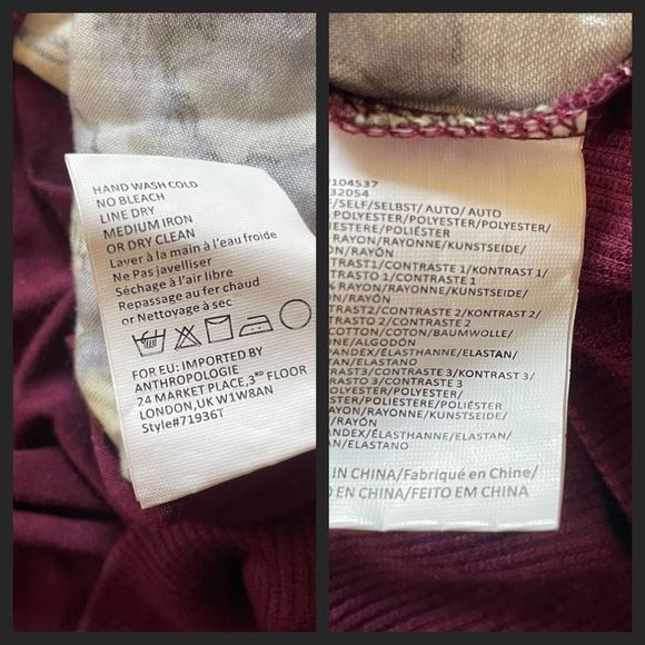 Tiny for Anthropologie Ashlee Floral V-Neck Top Shirt size small - Picture 10 of 10